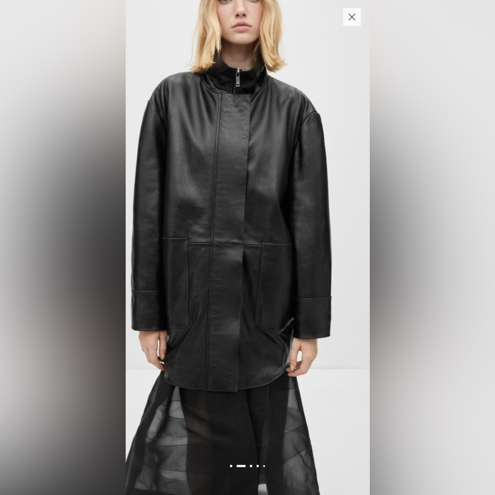 Genuine leather jacket from MNG